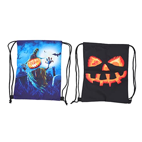 COLLBATH 2er Satz Halloween-Beutel Sportbeutel Süßigkeitentüten Kordelzugbeutel Für Kinderlebensmittel Und Kleine von COLLBATH