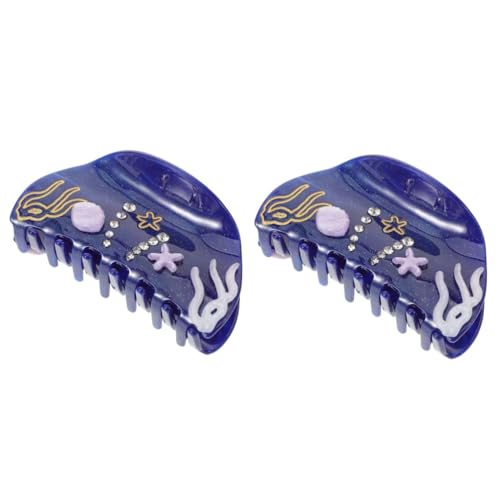 COLLBATH 2St Meereshaarfang Haarclip für dickes Haar Haarclip für lockiges Haar Haarverzierung Haarklammern Meer Haarspange Haarspangen für Frauen mit dünnem Haar große Haarspange Acryl COLLBATH 2St Meereshaarfang Haarclip für dickes Haar Haarclip für lockiges Haar Haarverzierung Haarklammern Meer Haarspange Haarspangen für Frauen mit dünnem Haar große Haarspange Acryl von COLLBATH