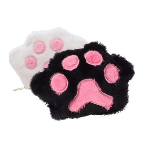 COLLBATH Plüsch-umhängetasche in Katzenpfotenform Flauschige Damenhandtasche Mit Kettenriemen Und Praktisch von COLLBATH