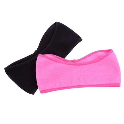 COLLBATH Fleece Ohrenwärmer Stirnband 2er Set Weich Und Warm Winddicht Und Kälte- Für Outdoor von COLLBATH