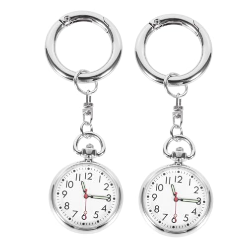 COLLBATH 2pcs Pflege Form Timing Uhren Uhr Schlüsselanhänger Robust Material Ärzte Studenten von COLLBATH