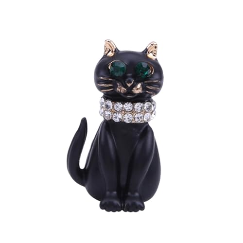 COLLBATH 2stücke Kreative Katzen Brosche Cartoon Damen Dekorative Brosche Zubehör Für Kleid Kleidung Kragen Hochzeit Party Schmuck von COLLBATH