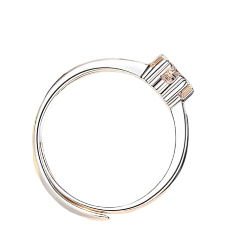 COLLBATH 2st Frauenringe Schneeflockenring Sterling Edelsteinringe Für Frauen Juwelenbesetzte Ringe Strass Ringe Valentinstag Ringe Silberne Ringe Silberringe Anruf Geschenk Fräulein Frisch von COLLBATH