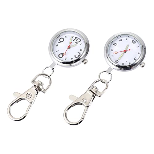 COLLBATH 2stücke Minimalistische Digitale Taschenuhr Mit Clip Tragbare Uhr Für Krankenschwestern Ärzte Und Sanitäter Für Frauen Und Pflegekräfte von COLLBATH