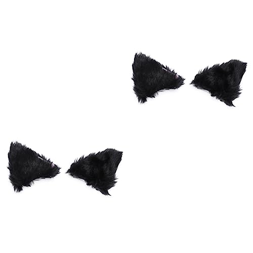 COLLBATH 2 Stück Einzigartige Haarspange Mit Katzenohren Cosplay-plüsch-haarnadel Partyzubehör Für Jungen Und Mädchen Und Erwachsene von COLLBATH