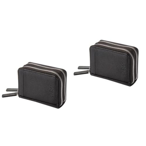 COLLBATH 2 Stück Süße Geldbörse Für Damen Zweifach Gefaltet Kreditkartenetui Visitenkartenetui Reißverschluss-geldbörse Modische Geldbörse von COLLBATH