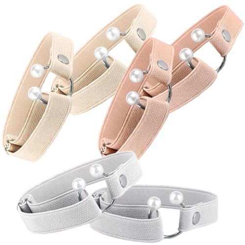 COLLBATH 3paare Verstellbare Fersenriemen Für Damen Anti-rutsch Schuhriemen Für High Heels Mit Fixier Und Dekorationsschließe Für Mehr Komfort Und Stabilität Beim Tragen von COLLBATH