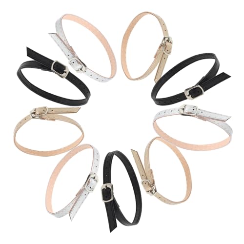 COLLBATH 3 Paare Damen Hochwertig High Heel Riemen Verstellbar Abnehmbare Knöchelriemen Für Pumps Und Sandalen Modischer Stil In Gold Silber Schwarz von COLLBATH