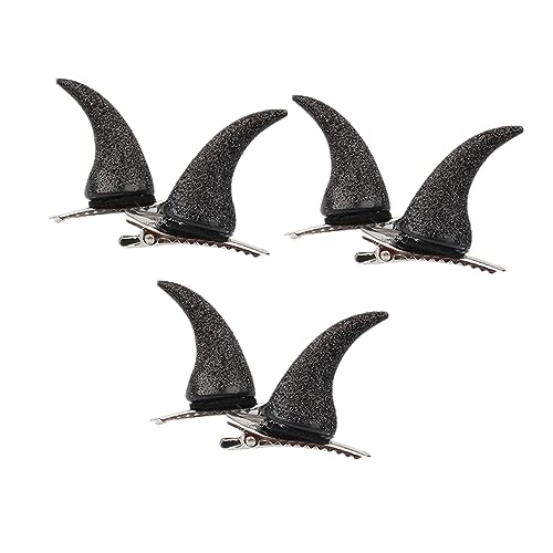 COLLBATH Hexenhorn-förmiger Halloween-kopfschmuck Haarnadelclip Aus Kunststoff Und Metall Gothic-kostüme von COLLBATH