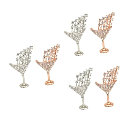 COLLBATH 3 Sätze Cocktailglas Brosche Kreative Anstecknadel Schicke Badges Für Partys Besondere Anlässe Vielseitige Dekoration Für Kleidung Accessoires Zufällig 2 Stück * 3 von COLLBATH