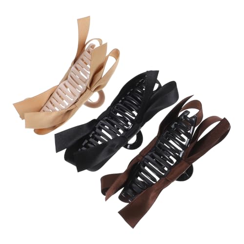 COLLBATH 3 Stck Teiliges Haarspangen Schleifen design Große Haarklammern für Frauen Leichte Schmerzfreie Haarklammern für Dünnes und Dickes Haar Geeignet für Alltag Hochzeit und Festtage von COLLBATH