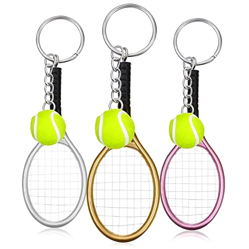 COLLBATH Tennis Schlüsselanhänger 3 Stück Mit Kleiner Tennisschläger Und Tennisball Anhänger Für Tennisliebhaber Dekorativ Und Praktisch Für Schlüssel Und Rucksäcke COLLBATH Tennis Schlüsselanhänger 3 Stück Mit Kleiner Tennisschläger Und Tennisball Anhänger Für Tennisliebhaber Dekorativ Und Praktisch Für Schlüssel Und Rucksäcke von COLLBATH
