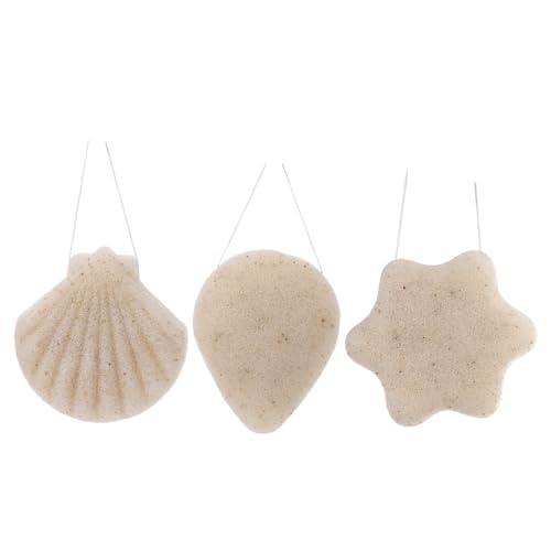 COLLBATH 3 Stück Konjak Reinigungsschwämme Gesichtsreinigung Peeling Make up Entferner Schwämme Sanft Porentief Klärend Hautfreundlich für Empfindliche Haut von COLLBATH
