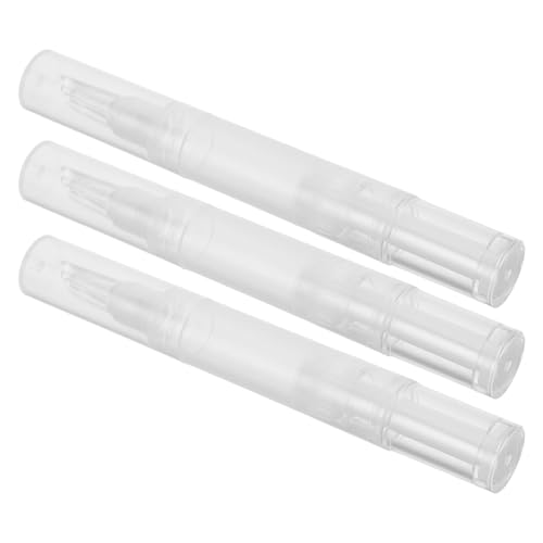 COLLBATH 3 Stück Nachfüllbare Make up Stifte Transparentes Tube mit Silikonspitze Leerer Twist Pen für Nagelöl Lippenöl und Foundation Robuste Modische Kosmetikbehälter für Damen COLLBATH 3 Stück Nachfüllbare Make up Stifte Transparentes Tube mit Silikonspitze Leerer Twist Pen für Nagelöl Lippenöl und Foundation Robuste Modische Kosmetikbehälter für Damen von COLLBATH