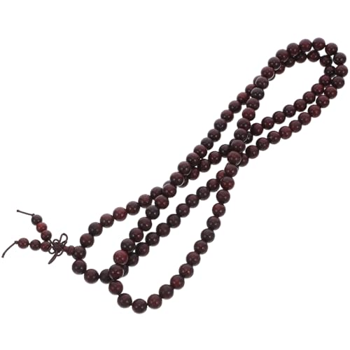 COLLBATH 3 Stück Perlen Buddha Gebetsarmband aus Sandelholz Stretcharmband für Meditation Spirituelle Praxis Unisex Glücksbringer Schmuck Geburtstag von COLLBATH