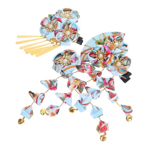 COLLBATH 3 Stück Teiliges Japanischer Haarklammern mit Eleganten Quasten Traditionelle Kimono-haarspangen für Frauen und Mädchen Stilvolle Hanfu Haaraccessoires in Himmelblau Vielseitig für COLLBATH 3 Stück Teiliges Japanischer Haarklammern mit Eleganten Quasten Traditionelle Kimono-haarspangen für Frauen und Mädchen Stilvolle Hanfu Haaraccessoires in Himmelblau Vielseitig für von COLLBATH