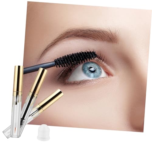 COLLBATH 3 Stück Teiliges Kosmetikset aus Transparentem Kunststoff mit Leeren Mascara Eyeliner Lipgloss tuben Nachfüllbar Wiederverwendbar Tragbar für DIY Lippenpflege und Make up von COLLBATH