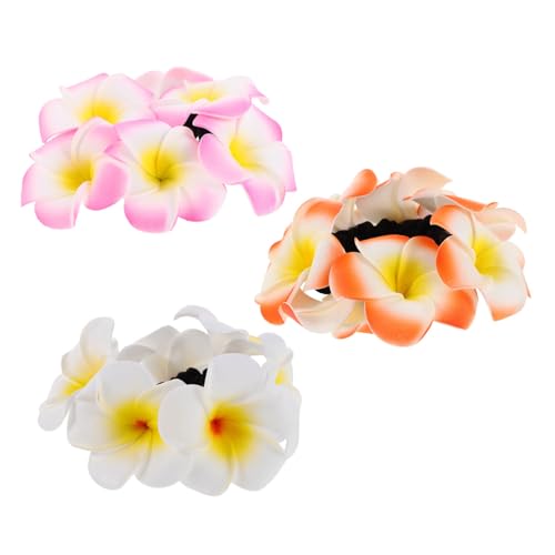 COLLBATH 3 Stück Teiliges Plumeria Haarbänder mit Schaumblumen Elastische Bunte Haargummis für Damen und Mädchen Vielseitig Einsetzbar Hautschonend Modische Haaraccessoires für Ponytail und COLLBATH 3 Stück Teiliges Plumeria Haarbänder mit Schaumblumen Elastische Bunte Haargummis für Damen und Mädchen Vielseitig Einsetzbar Hautschonend Modische Haaraccessoires für Ponytail und von COLLBATH