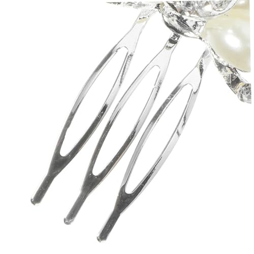 COLLBATH 3 Stück Teiliges Strass Haarkamm Brautschmuck aus Legierung mit Perlen Dekorative Haarkämme für Brautfrisuren Fester Sitz Geeignet für Hochzeit Party Festliche Anlässe von COLLBATH