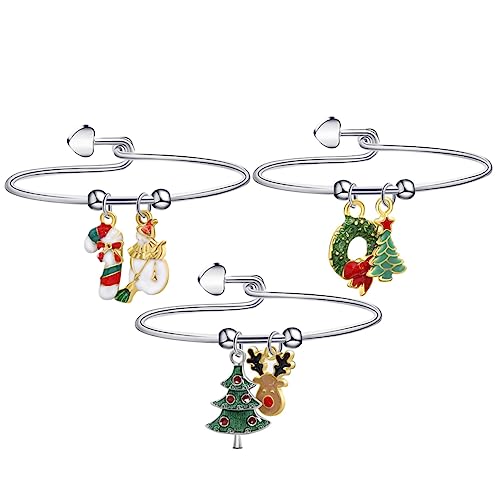 COLLBATH 3 Stück Weihnachtsbaum Stiefel Armband Kreative Armdekoration für Damen für Festliche Anlässe Bringt eine Gemütliche Weihnachtsatmosphäre von COLLBATH