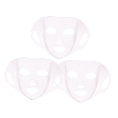 COLLBATH 3 Stück Wiederverwendbare Silikon Gesichtsmaske Sanft und Anpassbar Feuchtigkeitsspendende Abdeckung für Beauty Masken Waschbar und Faltbar für Frauen und Reisen von COLLBATH