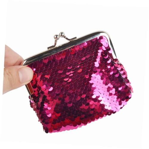COLLBATH Meerjungfrau Pailletten Geldbörse 3 Stück Mini Stilvolle Brieftasche Für Mädchen Kartenbeutel Münzgeldbeutel Glitzernder Clutch Mit Schönem Glitzernder Effekt von COLLBATH