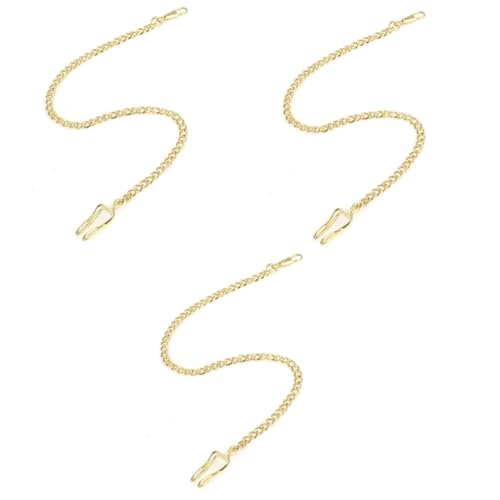 COLLBATH 3 Stück Vergoldete Uhrenketten Taschenketten Für Herren Karabinerverschluss Glänzend COLLBATH 3 Stück Vergoldete Uhrenketten Taschenketten Für Herren Karabinerverschluss Glänzend von COLLBATH