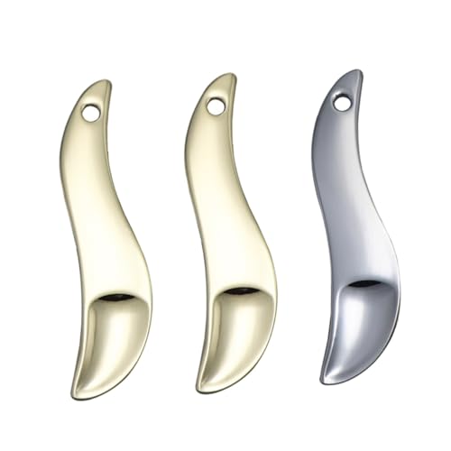 COLLBATH 3stücke Gesichtscreme Augencreme Scoop Delicate Robuster Kosmetik Pick Löffel Für Hautpflegeprodukte Mixen Und Auftragen Tragbar Design Zinklegierung von COLLBATH