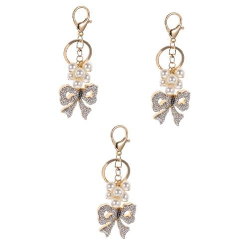 COLLBATH 3 Stücke Schlüsselanhänger Für Rucksack Brieftasche Schlüsselhalter Bowknot Schlüsselanhänger Girly Schlüsselring von COLLBATH