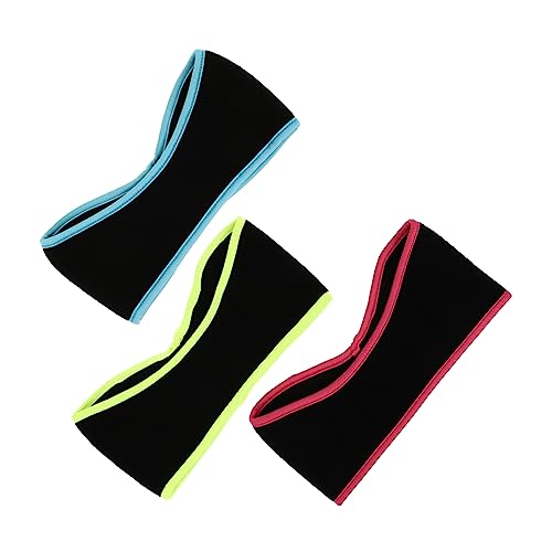 COLLBATH 3 Stück Winddichte Riemen Multifunktionsband Polyester Dehnbar Unisex Winter Stirnband Kälteschutz für Outdoor Aktivitäten von COLLBATH