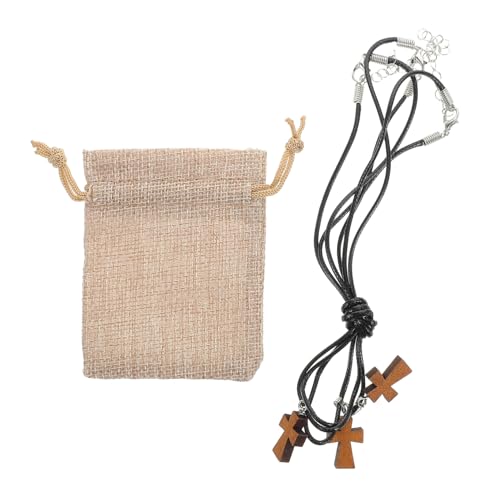 COLLBATH 3stücke Holzkreuz Anhänger Mit Seilkette Für Damen Kleine Holzkreuze Als Halsketten Holzanhänger Für Kreuzketten Minimalistisches Design Leicht Tragbar Im Alltag COLLBATH 3stücke Holzkreuz Anhänger Mit Seilkette Für Damen Kleine Holzkreuze Als Halsketten Holzanhänger Für Kreuzketten Minimalistisches Design Leicht Tragbar Im Alltag von COLLBATH