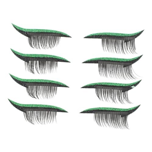 COLLBATH 4 Paare Selbstklebende Eyeliner Wimpernaufkleber Schimmernde Augen Make up Sticker für Präzises Auftragen und Langanhaltendes Fixieren von COLLBATH