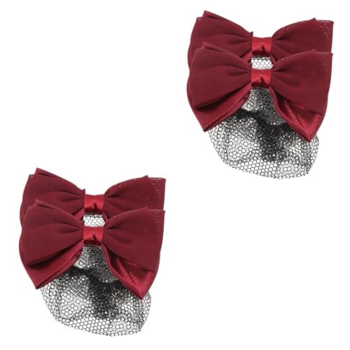 COLLBATH 4 Stück Haarnadel Krankenschwester Haarknoten Clip Haarnetz Damen Haar Accessoires Haarabdeckung Schleife Für Haare Elegantes Haar Dutt Netz Haar Accessoire Für von COLLBATH