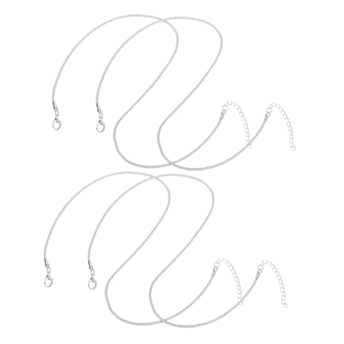 COLLBATH 4 Stück Schlichte Clavicle Choker Metall Boho Schmuck für Partys und Festliche Anlässe Silber von COLLBATH