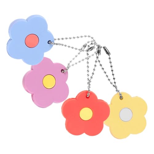 COLLBATH 4 Stück Schlüsselkappen Schlüsselabdeckungen Aus Kunststoff Süße Schlüsselkennungshüllen Für Hausschlüssel Blumen-Design von COLLBATH