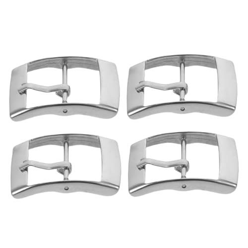 COLLBATH 4 Stück Teiliges Edelstahl-uhrenarmband-schließe Ersatzverschluss für Metallarmbänder Klassisches Design Komfortabler Sitz Langlebig und Einfach zu Wechseln Geeignet für Business von COLLBATH