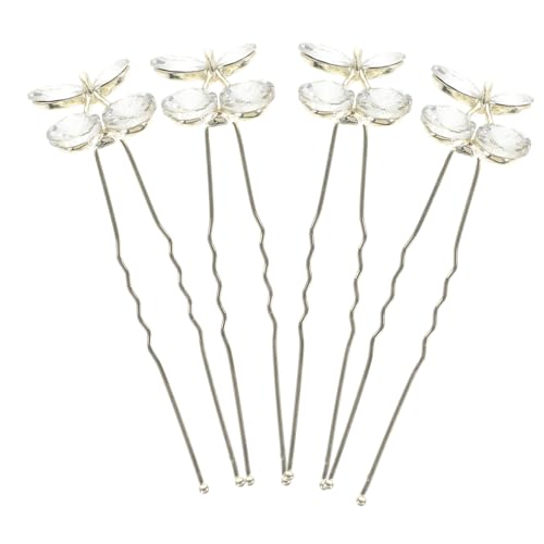 COLLBATH 4 Stück Teiliges Haarnadel Kirsch Strassdesign Vintage Haarnadeln für Frauen Sichere U-förmige Haarforken für Elegante Hochsteckfrisuren Leichter Brautschmuck für Hochzeit und COLLBATH 4 Stück Teiliges Haarnadel Kirsch Strassdesign Vintage Haarnadeln für Frauen Sichere U-förmige Haarforken für Elegante Hochsteckfrisuren Leichter Brautschmuck für Hochzeit und von COLLBATH