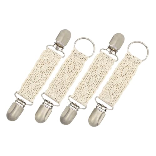 COLLBATH 4 Stück Teiliges Multifunktionale Hut Clips mit Spitzenrand Bequeme Taschenschnallen für Frauen für Reisen und Alltag Sicheres Halten von und Schals von COLLBATH
