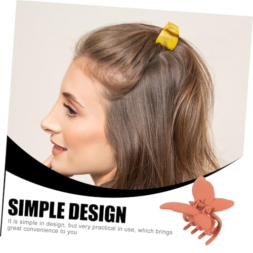 COLLBATH 4 Stück Teiliges Schmetterlings design Mattierte Oberfläche Mittelgroß Vielseitig für Dickes und Normales Haar Modische Haarspangen für Mädchen und Frauen Praktische Haarklammern von COLLBATH