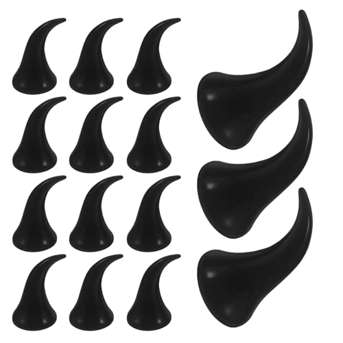 COLLBATH 40 Stück Diy Halloween Teufelshorn Haarschmuck für Kostüm Bastelbedarf und Party Dress Up Zubehör für Erwachsene von COLLBATH