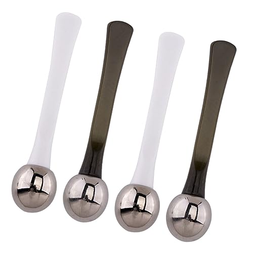 COLLBATH 4stücke Teilige Zinklegierung Augencreme-massagestifte Gesichtscreme-applikatoren Augencreme-löffel Für Augenpflege von COLLBATH