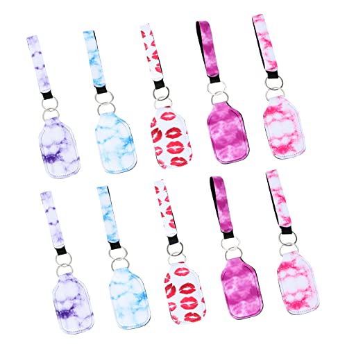 COLLBATH 5paare Teiliges Set Langlebigen Schlüsselanhängern Und Handgelenkbändern Für Lippenbalsam Lip Gloss Und Lippenstift Für Unterwegs Mit Praktischem Design Und Leichtem Material von COLLBATH