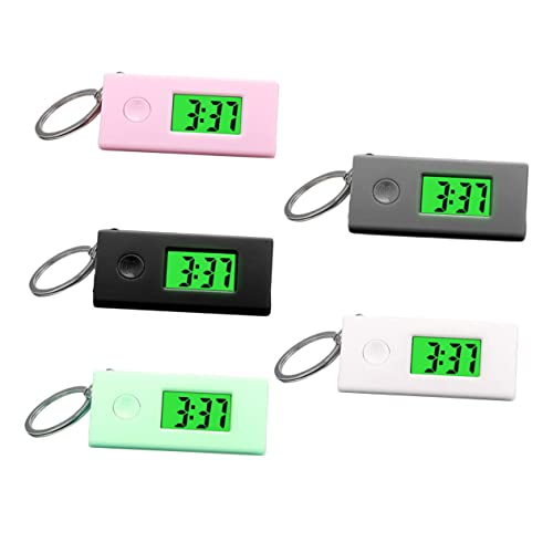COLLBATH 5stücke Schlüsselanhänger Hängeuhren Leuchtende Uhr Studenten Schlüsselring Taschenuhr Design Geräuschlos COLLBATH 5stücke Schlüsselanhänger Hängeuhren Leuchtende Uhr Studenten Schlüsselring Taschenuhr Design Geräuschlos von COLLBATH