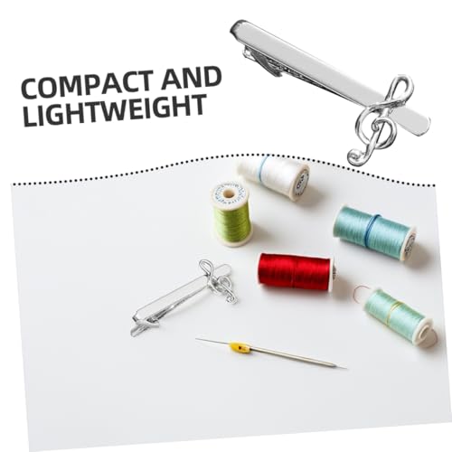 COLLBATH 5stücke Metall Krawattenklammer Mit Musiknotenmotiv Für Herren Starkem Halt Passend Für Formelle Anzüge Business-garderobe Hochzeiten Und Formelle Veranstaltungen von COLLBATH