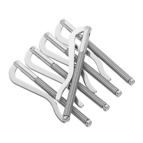 COLLBATH 5 Stück Retro Scheck Clip Geldklammer Banknoten Federklammer Metallklammern Clip Billetes Praktischer Bargeld Herren Geldbörsen Geschenk Geldhalter von COLLBATH