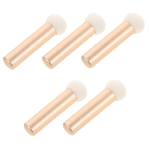 COLLBATH 5 Stück Teiliges Concealer pinsel Aluminiumgriff Weicher Schwammkopf Präziser Nasenkontur Abdeckpinsel für Damen für Lose Puder Concealer make up Vielseitig für Zuhause und von COLLBATH
