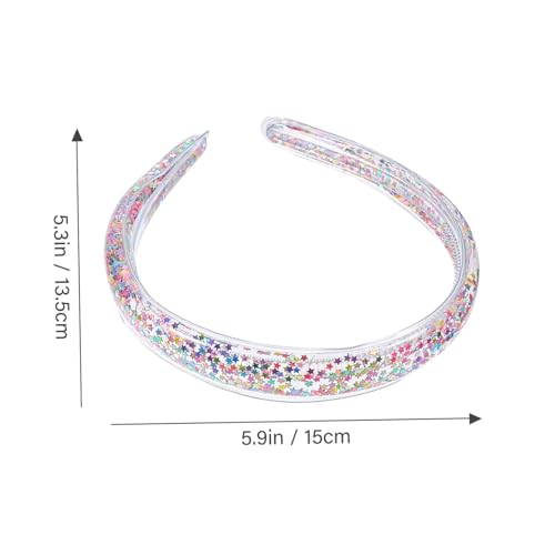 COLLBATH 5 Stück Teiliges Pailletten stirnband für Damen Quicksand Design Modisch Glänzend Weiche Kante Bequem und Rutschfest Geeignet für Alltag Party Arbeit und Reisen von COLLBATH
