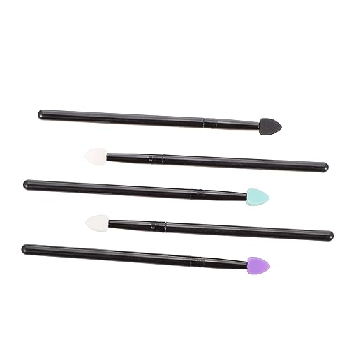 COLLBATH 5 Stück Teiliges Silikon Lidschatten Applikator Professionell Schimmerndes Puder Hautfreundlich Vielseitig für Augen make up und Lippenpflege für Empfindliche Haut Tragbar von COLLBATH