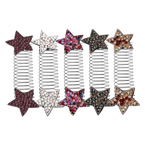 COLLBATH 5 Stück Teiliges Unsichtbare Haarkämme in Fünf Farben Spurenfrei Haltende Haarspangen für Frauen Vielseitige Haarnadeln zum Stylen und Fixieren von Haaren Bequeme Anwendung für von COLLBATH