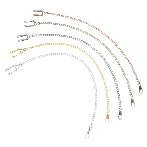COLLBATH 5stücke Taschenuhrkette Aus Legierung Retro-Vintage-Kette Für Herren Als Gürtelkette Oder Taillen-jeanshosenkette Passend Für Business Und Freizeit-Outfits von COLLBATH